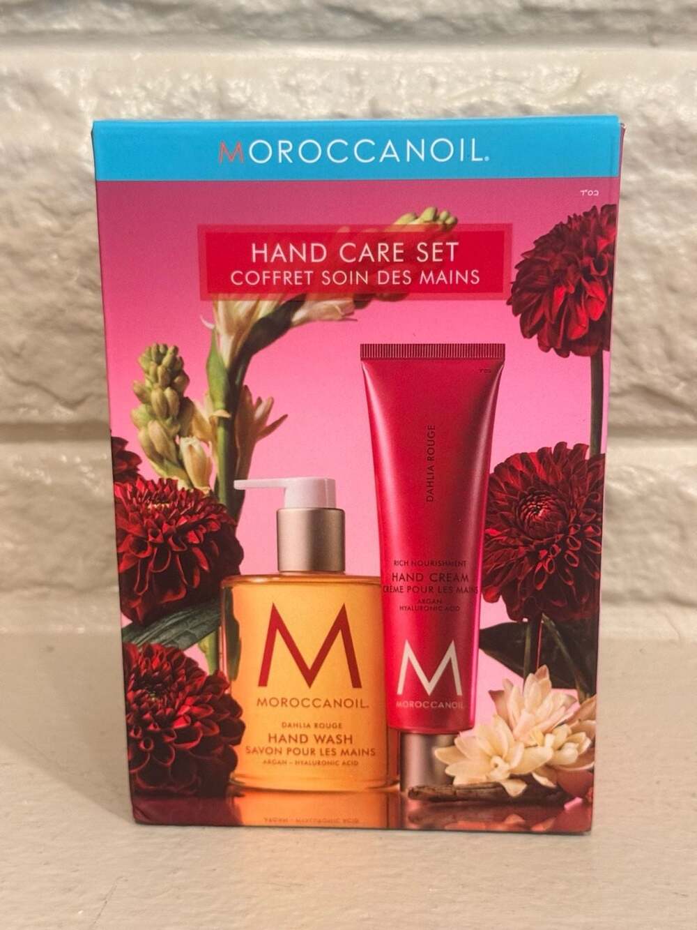 Moroccanoil Dahlia Rouge Hand Care Set Hand Wash Rich Nourishment